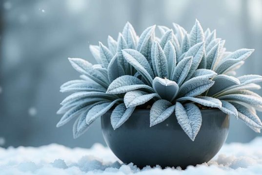 Pour l’hiver : découvrez une jardinière aux feuillages argentés Pour l'hiver : découvrez une jardinière aux feuillages argentés