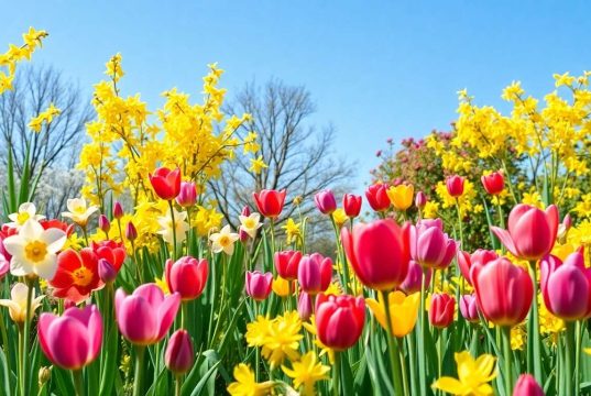 Narcisses, tulipes, forsythias : astuces pour un jardin fleuri et coloré Narcisses, tulipes, forsythias : astuces pour un jardin fleuri et coloré